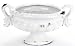 Napa Home & Garden Tuscany Collection 7-Inch by 11-Inch by 14-Inch Decorative Ceramic Low Bowl Urn with Handles, Celery Green