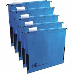 5 Star H�ngetaschenn blau f�r DIN A4 Natronkarton (RC) 230g/qm Inh.5