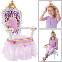 Childrens Toyshop  Toys : Mattel Barbie My Size Royal Secrets Throne Playset