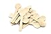 COOBL 3.9 Inches Mini Kitchen Wooden Ice Cream Dessert Spoons Disposable Wood Cutlery Tableware,Pack of 100