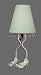 Eve Table Feet Lamp,mint Green Shade W/matching Sandals- L98MG