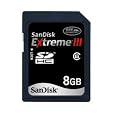 Sandisk 8GB EXTREME III SDHC SD Card Class 6 (SDSDX3-8192 Bulk Package)