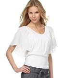 Guess - GUESS? "Ally" Flutter-Sleeve Pointelle Sweater