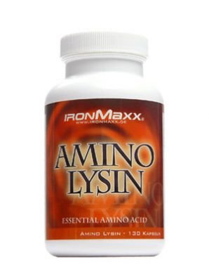 L-Lysin Aminosäure, 130 Amino Kapseln a 800mg, Ironmaxx