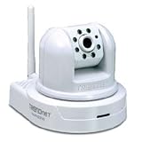 TRENDnet SecurView Wireless Day/Night Pan/Tilt/Zoom Internet Surveillance Camera TV-IP422W (White)