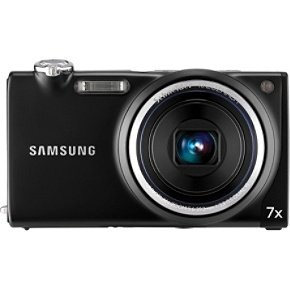 Samsung TL240 - Digital camera - compact - 14.2 Mpix - optical zoom: 7 x - supported memory: microSD, microSDHC - black