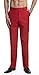 CONCITOR Collection Men's Dress Pants Trousers Flat Front Slacks Solid RED Color