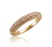 18k Rose Pink Gold Fancy Pink Diamond Eternity Band Ring Size 7 0.50 carat