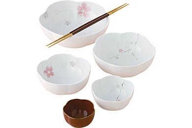 たかしまれいこ ノーブル 梅入子鉢揃