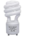 EarthTronics CF13SW1B24 13-Watt 2700K Spiral Compact GU24 Florescent Light Bulb, Soft White, 12-Pack