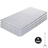 Alligatorboard Metal Pegboard Kit (4 Pack)
