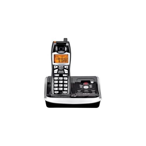 !!GE 5.8 GHZ Black Cordless Analog Single Handset Phone with Caller ID