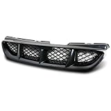 1998-2000 Honda Accord 2DR Coupe Front Mesh Grill Black by RS Type