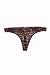Apparel : Betsey Johnson Intimates Stretch Mesh Low Rise Thong Panty