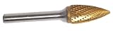 Champion SG1 Titanium Nitrite Coated Burs Solid Carbide 1/4 Cutter Diameter 5/8 Length of Cut