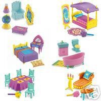 <b>FISHER PRICE DORA'S MAGICAL CASTLE FURNITURE BUNDLE-6 ROOMS OF FURNITURE</b>