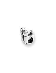 Family of 3 Charm in Silver for 3mm Charm Bracelets