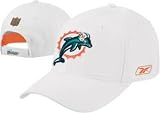 Men's Miami Dolphins Basic Cotton White Cap