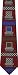 Computer with screensaver necktie red background Vicky Davis Made in USA