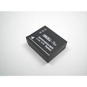 Batterie pour Panasonic Lumix DMC-TZ5 TZ5 TZ-5, LiIon, Li-Ion, Lithium Ion, haute performance, Accumulateur, Battery, Digital Camera