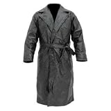 Misc Leather Trench Coat.