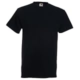 Fruit of the Loom Heavy Cotton T-Shirt - Black Medium (38-40¨)