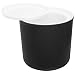 Carlisle CM103003 Black 2 Quart Coldmaster Coldcrock with Coaster