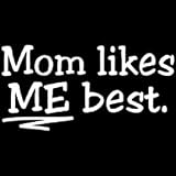 Men's Long-Sleeve T-Shirt : Mom Like Me Best - Funny Sibling Design
