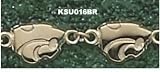 Georgia Southern Eagles Football Pierced Bracelet 7.5 -14K/10K Gold or Stainless Steel