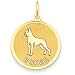 boxer8 - 14k Boxer Disc Charm