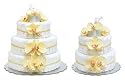 ~ Bloomers *Yellow Orchids* Baby Diaper Cake