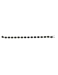 Sterling Silver Cubic Zirconium Black Bracelet