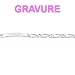 Bracelet Femme Gourmette 18 cm Argent Massif - Gravure comprise