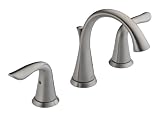 Delta 3538-SS Lahara Widespread Double-Handle Lavatory Faucet, Stainless