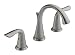 Delta 3538-SS Lahara Widespread Double-Handle Lavatory Faucet, Stainless
