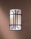 Minka Lavery Lights 6871-66 Wall Sconce - Black Iconic Contemporary Indoor Lighting