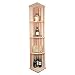 Designer Wine Rack Kit - Vertical Quarter Round Shelf Rack (Poplar Mahogany