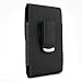 Black Vertical Leather Cover Belt Clip Side Case Pouch For Alcatel A382G Tracfone THE BIG EASY