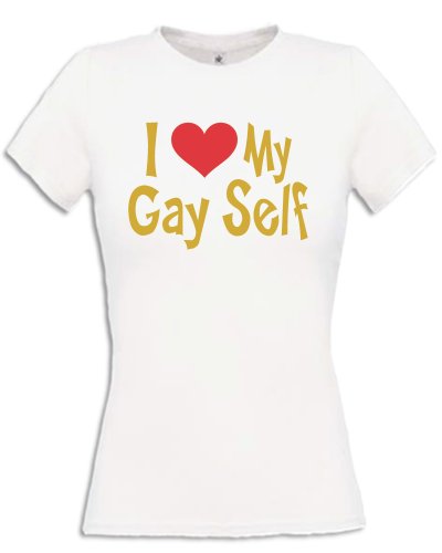 I LOVE My Gay Self 333(F-GOLD) Gr. L