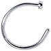 18 Gauge Stainless Steel Nose Hoop - 5/16"