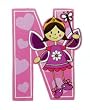Self Adhesive Wooden Fairy Letter N by The Toy Workshop