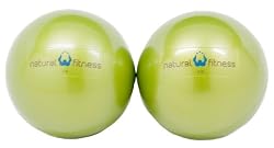 Natural Fitness Pair Soft Weighted Balls Pair, 2-Pounds Each (Moss)