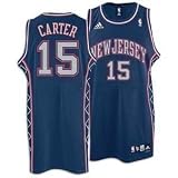 Vince Carter Jersey: adidas Blue Swingman #15 New Jersey Nets Jersey