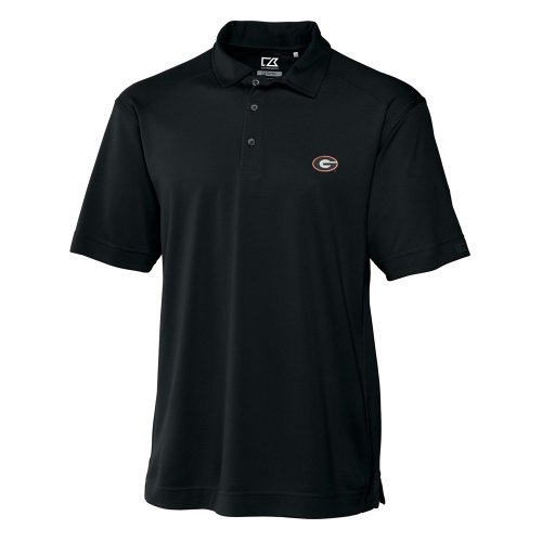 NCAA Men's Georgia Bulldogs Black Drytec Genre Polo (Black, Large)