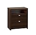 Espresso Series 9 Designer - Tall 2 Drawer Nightstand