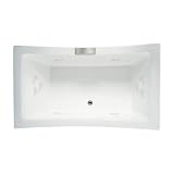 Jacuzzi ED85959WH Allusion Acrylic 66-Inch by 36-Inch by 26-Inch Whirlpool, White Finish