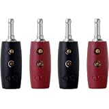 AudioQuest CFUST Silver (2 pr) Standard Banana Plugs