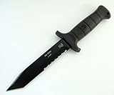 Eickhorn KM 2000 German Infantry Tanto Combat Tactical Knife & Sheath with Diamond Sharpener