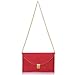 xuifen shop Women's Envelope Clutch, Red