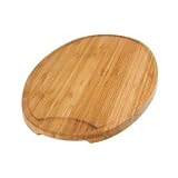 Shun Bamboo Oval Carving Board w/Groove